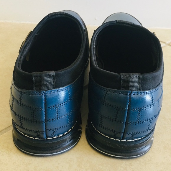 Blue genuine leather shoes for men. NWOT - Picture 3 of 6